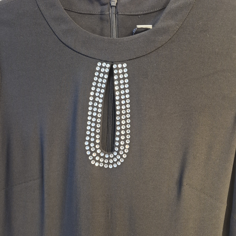 Tommy Hilfiger Black Dress with Beaded Details - Picture 3 of 9